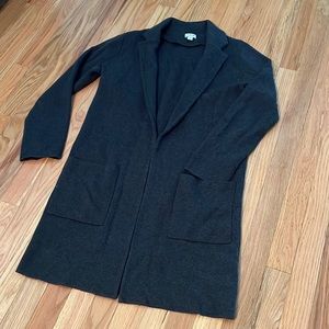 J Crew Long Jacket Sweater
